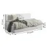 wymiary łóżka 120x200 Lenny 4X
