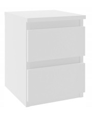 Biała minimalistyczna szafka nocna - Lekma