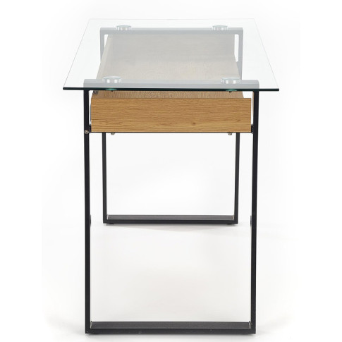 biurko ze szklanym blatem Perfos