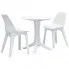 Zdjęcie produktu Zestaw mebli ogrodowych Luvia - biały.