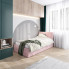 aranżacja z różowym tapicerowanym łóżkiem Sorento 3X