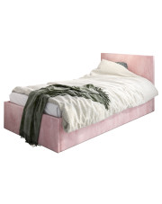 Różowe młodzieżowe łóżko z pojemnikiem Sorento 3X - 3 rozmiary w sklepie Edinos.pl