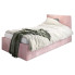 Różowe młodzieżowe łóżko z pojemnikiem Sorento 3X - 3 rozmiary
