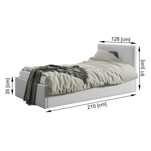 wymiary łóżka 120x200 Sorento 3X