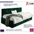 Tapicerowane zielone łóżko sofa Sorento 4X