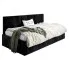 Czarne młodzieżowe łóżko sofa Sorento 4X - 3 rozmiary