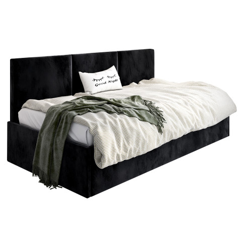 Czarne łóżko sofa Sorento 4X