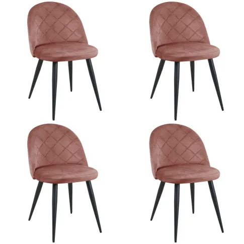 Kolory welurowego krzesła Eferos