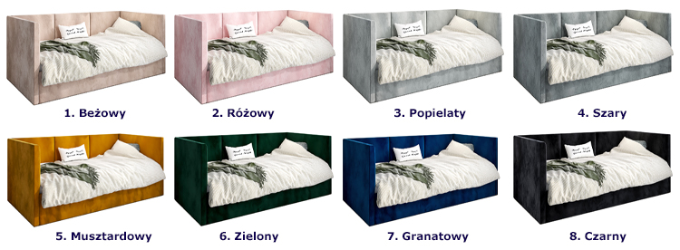 kolory łóżka Arwen 5X