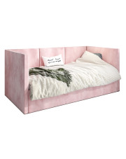 Różowe młodzieżowe łóżko leżanka Sorento 5X - 3 rozmiary w sklepie Edinos.pl