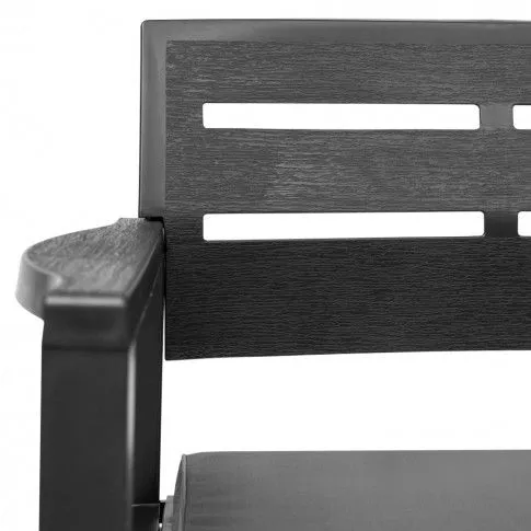 Szczegółowe zdjęcie nr 5 produktu Zestaw mebli ogrodowych Basak - szary antracyt