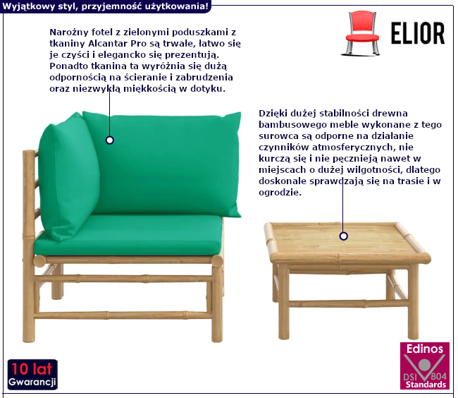 Zestaw mebli ogrodowych Antalya