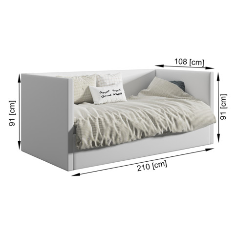 wymiary łóżka 100x200 Sorento 5X