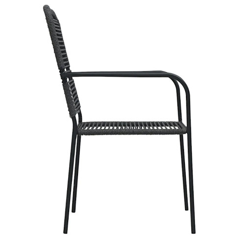 Czarne krzesło Venice