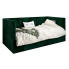 Zielone łóżko z wysokim oparciem Sorento 5X