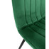 Welurowe krzesło Soniro 3X kolor butelkowa zieleń