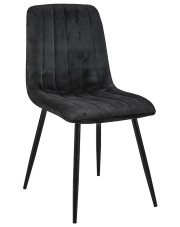 Czarne nowoczesne krzesło - Soniro 3X w sklepie Edinos.pl