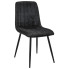 Czarne nowoczesne krzesło - Soniro 3X