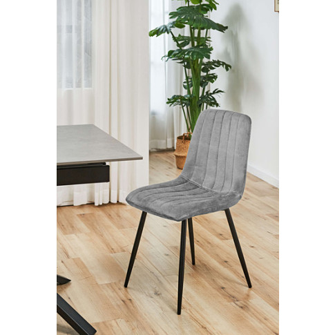 Wizualizacja szarego krzesła Soniro 3X