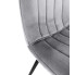 Welurowe szare krzesło Soniro 3X