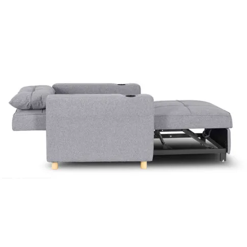 Szary fotel wypoczynkowy amerykanka Hefos