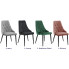 Kolory welurowego krzesła Sageri 3X
