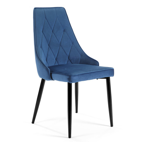 Granatowe krzesło Sageri 3X