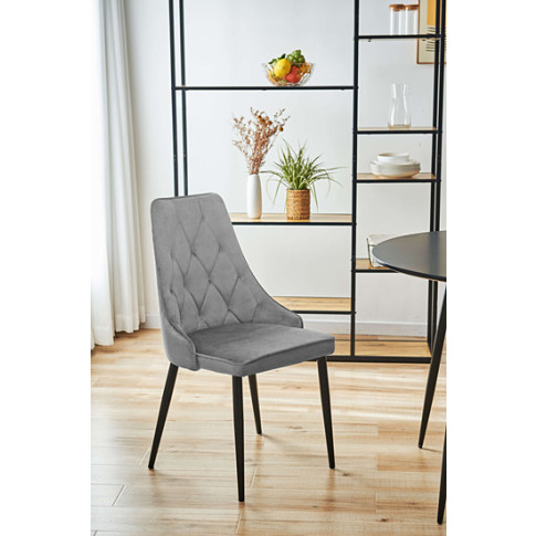 Wizualizacja szarego krzesła Sageri 3X