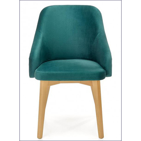 Zdjęcie zielone tapicerowane krzesło do salonu Altex 2X - sklep Edinos.pl