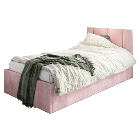 Różowe łóżko z zagłówkiem Casini 3X
