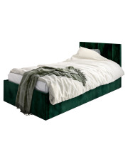 Zielone łóżko z pojemnikiem Casini 3X - 3 rozmiary w sklepie Edinos.pl
