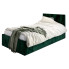 zielone łóżko z zagłówkiem Casini 3X