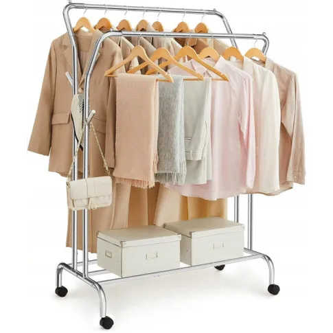 wieszak mobilny na kólkach Habi