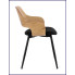 Nowoczesne krzesło z drewnianym oparciem ldo