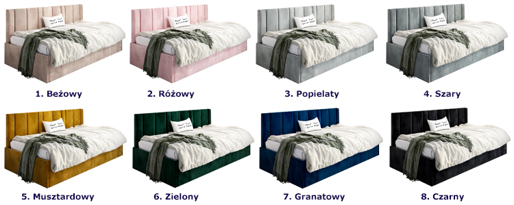 kolory łóżka Casini 4X