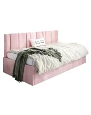 Różowa sofa z funkcją spania Casini 4X - 4 rozmiary w sklepie Edinos.pl