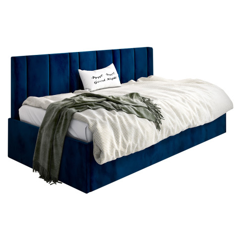 Granatowe łóżko sofa Casini 4X