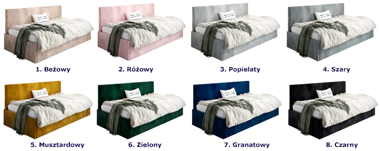 kolory łóżka Somma 4X