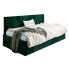 Zielone tapicerowane łóżko leżanka Somma 4X - 3 rozmiary