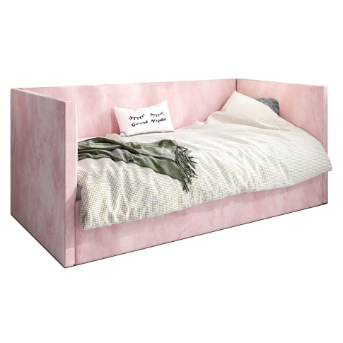 Różowe łóżko z oparciem Somma 5X