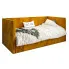 Musztardowe łóżko sofa z pojemnikiem Somma 5X - 3 rozmiary