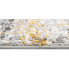 Fotografia Szaro-żółty nowoczesny chodnik shaggy - Isco 120x100 cm z kategorii Dywany i chodniki
