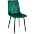 Zielone krzesło tapicerowane nowoczesne - Ukis