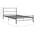 Wymiary łóżka metalowego Epix 90 cm