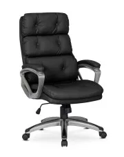 Czarny obrotowy fotel do gabinetu - Biso 3X