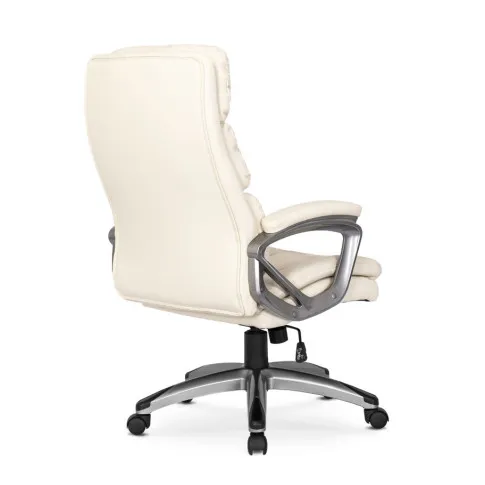 Kremowy fotel gabinetowy Biso 3X