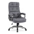 Szary ergonomiczny fotel biurowy obrotowy - Biso 4X