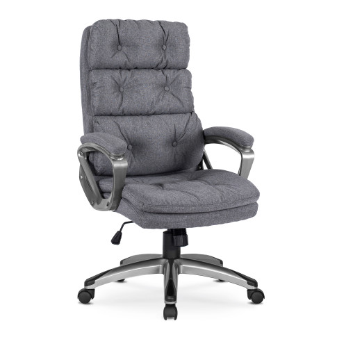 Szary fotel gabinetowy ergonomiczny Biso 4X