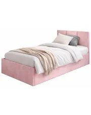 Różowe młodzieżowe łóżko z pojemnikiem Golones 6X - 4 rozmiary w sklepie Edinos.pl