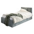 Szare łóżko z pojemnikiem Barnet 6X - 3 rozmiary